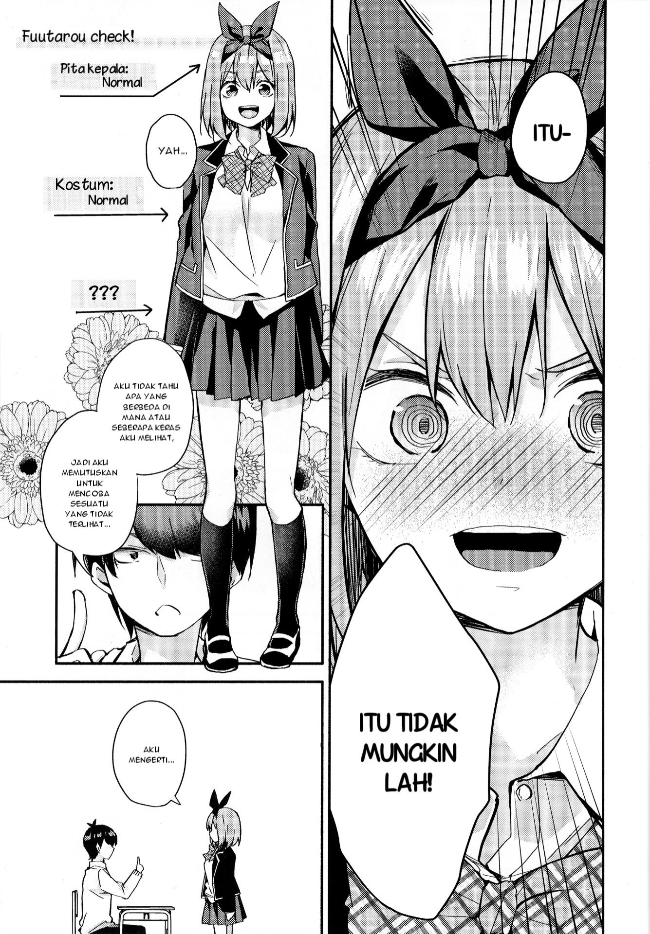 Go-Toubun no Hanayome: Pop Quiz! (Yotsuba Doujinshi) Chapter 00 Gambar 7